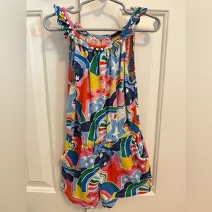 Mini Boden Girls Star Print Romper size 4-5 Years
